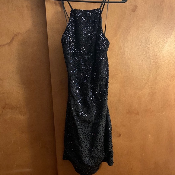 Express Sequins Mini Dress Size M - Picture 1 of 4
